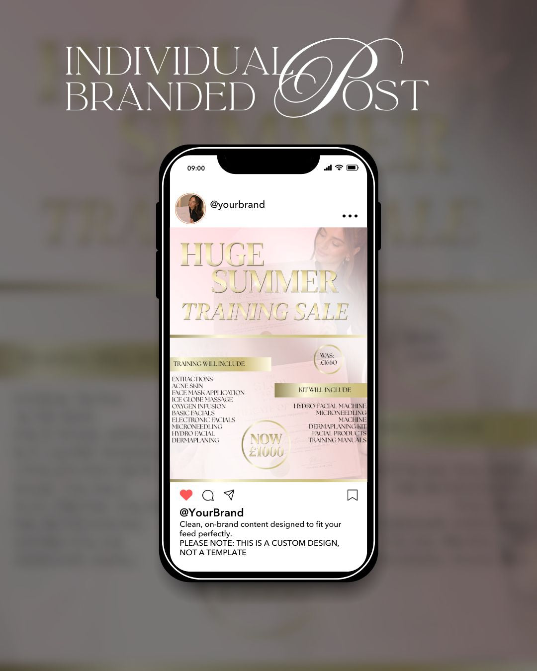 Individual Branded Content Post
