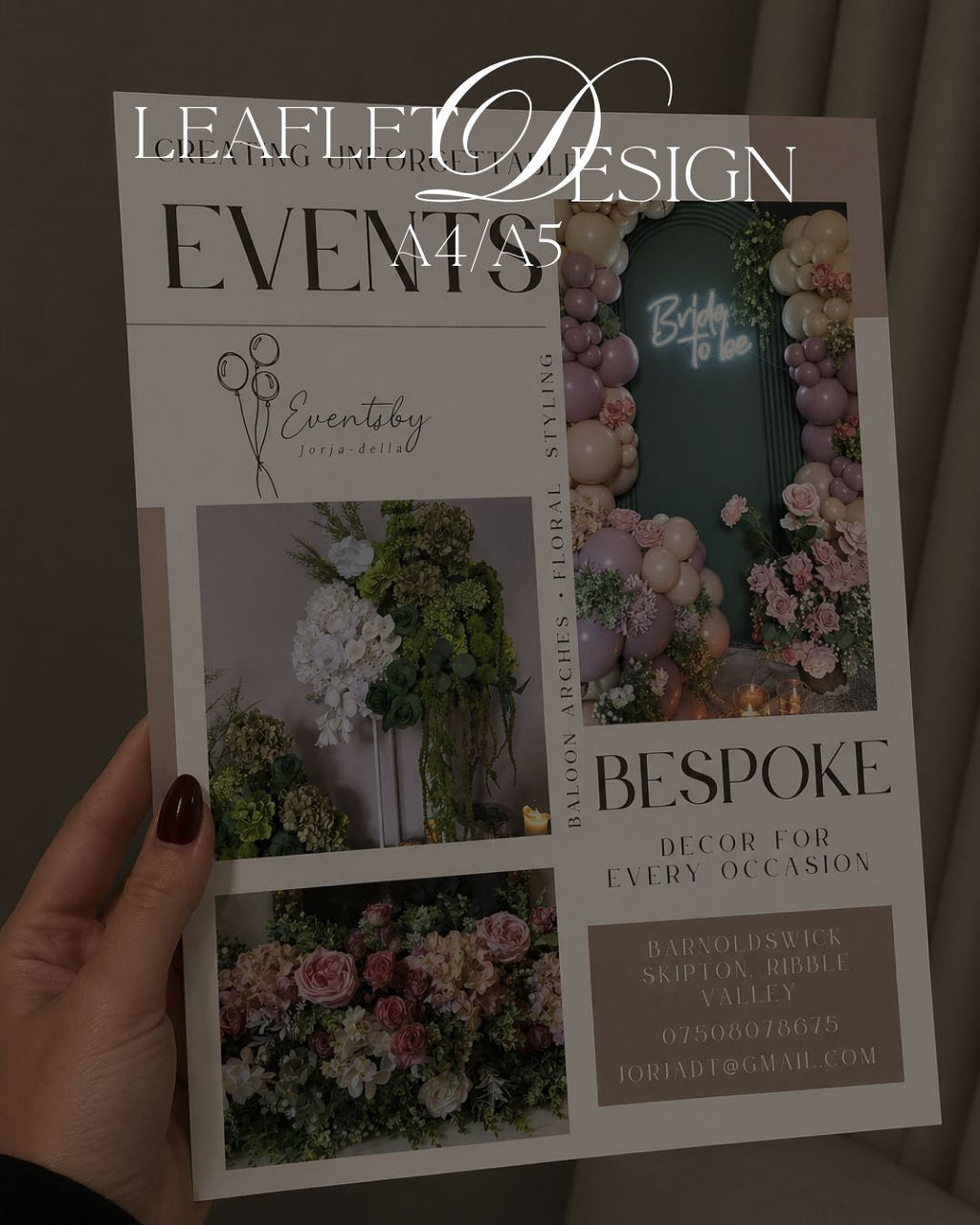 Branded Leaflet Design (A4/A5)
