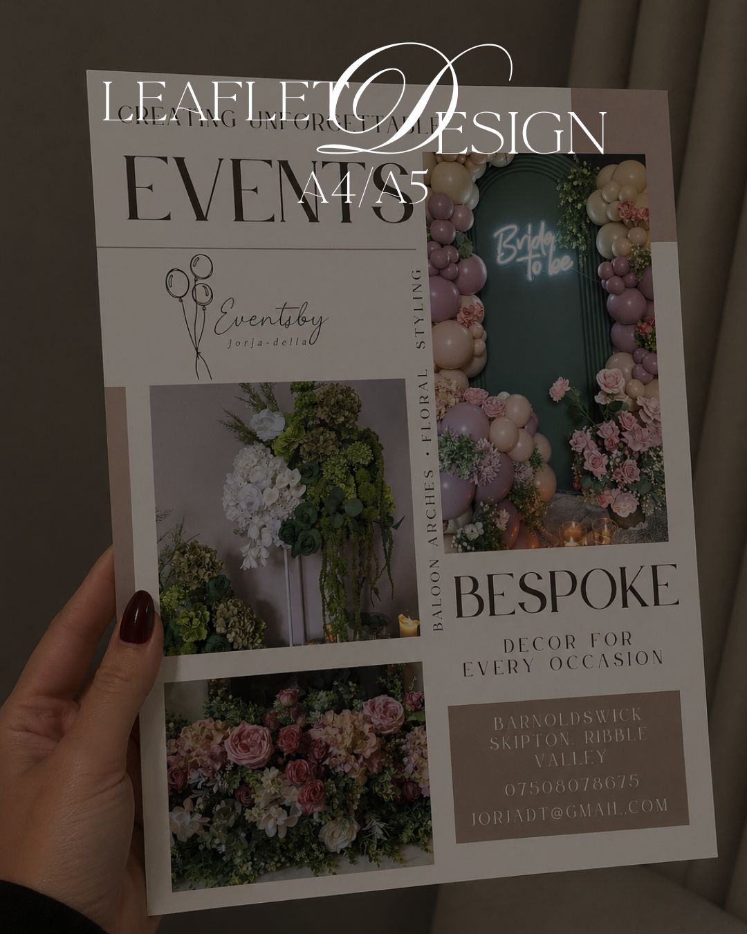 Branded Leaflet Design (A4/A5)